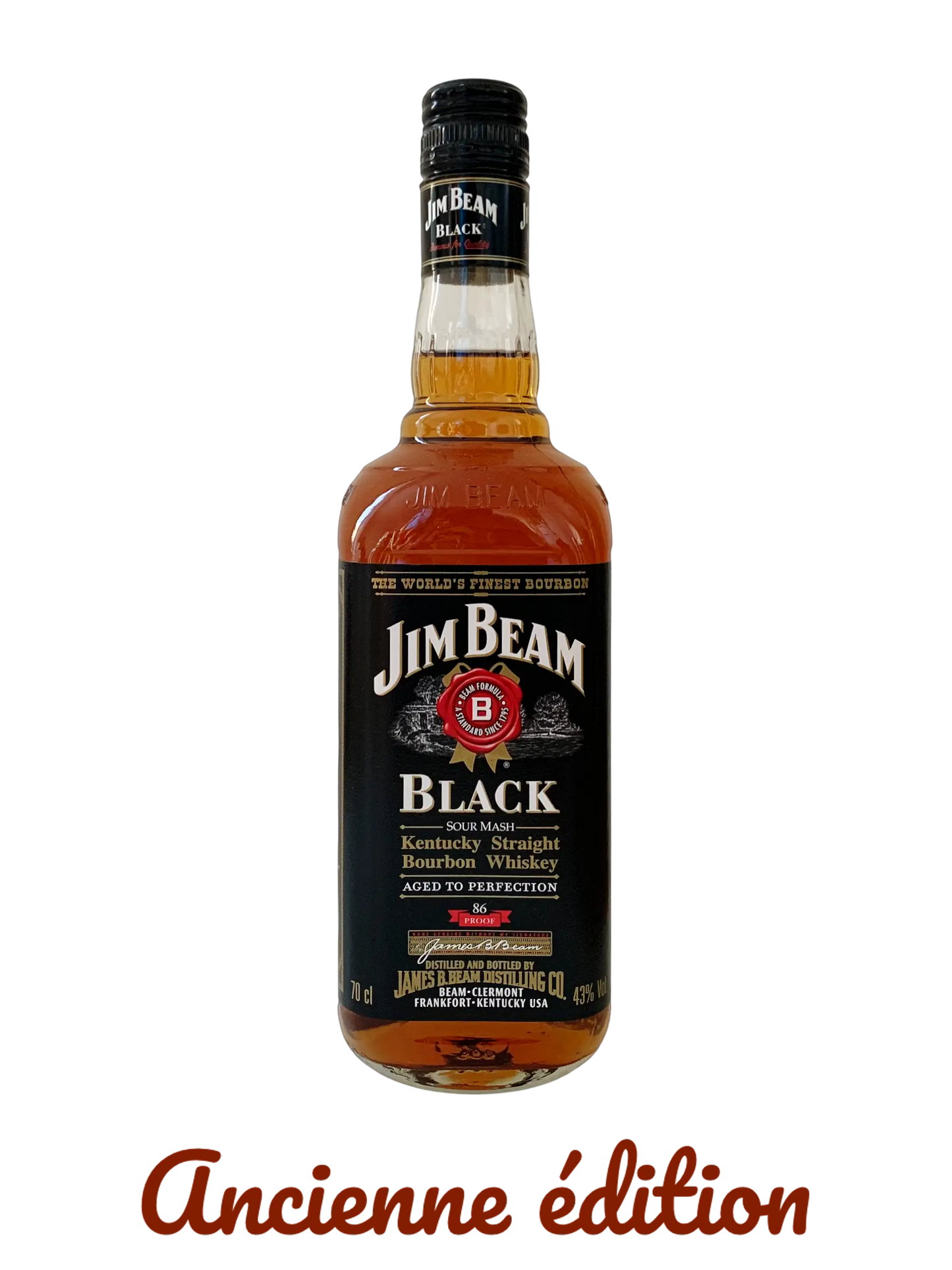 The world's finest bourbon Jim Beam Black Kentucky Straight Bourbon Whiskey