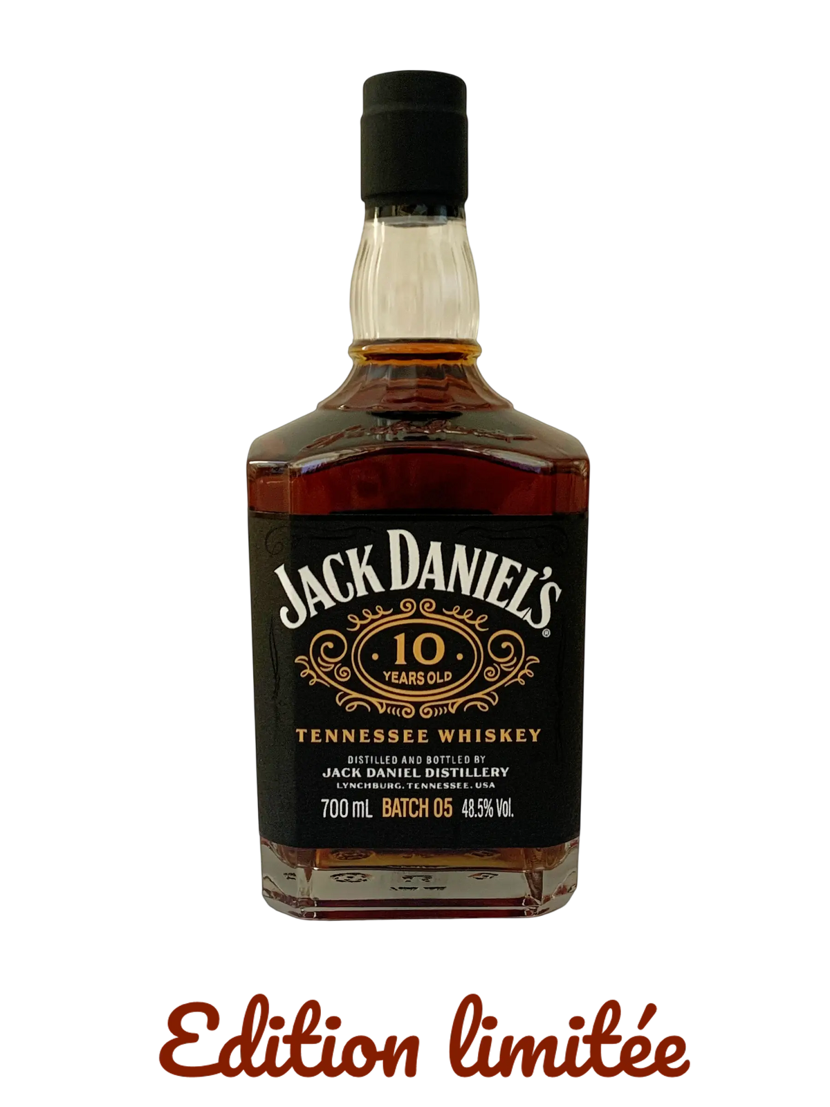 Jack Daniel's 10 years Old Tennessee whiskey Batch 05