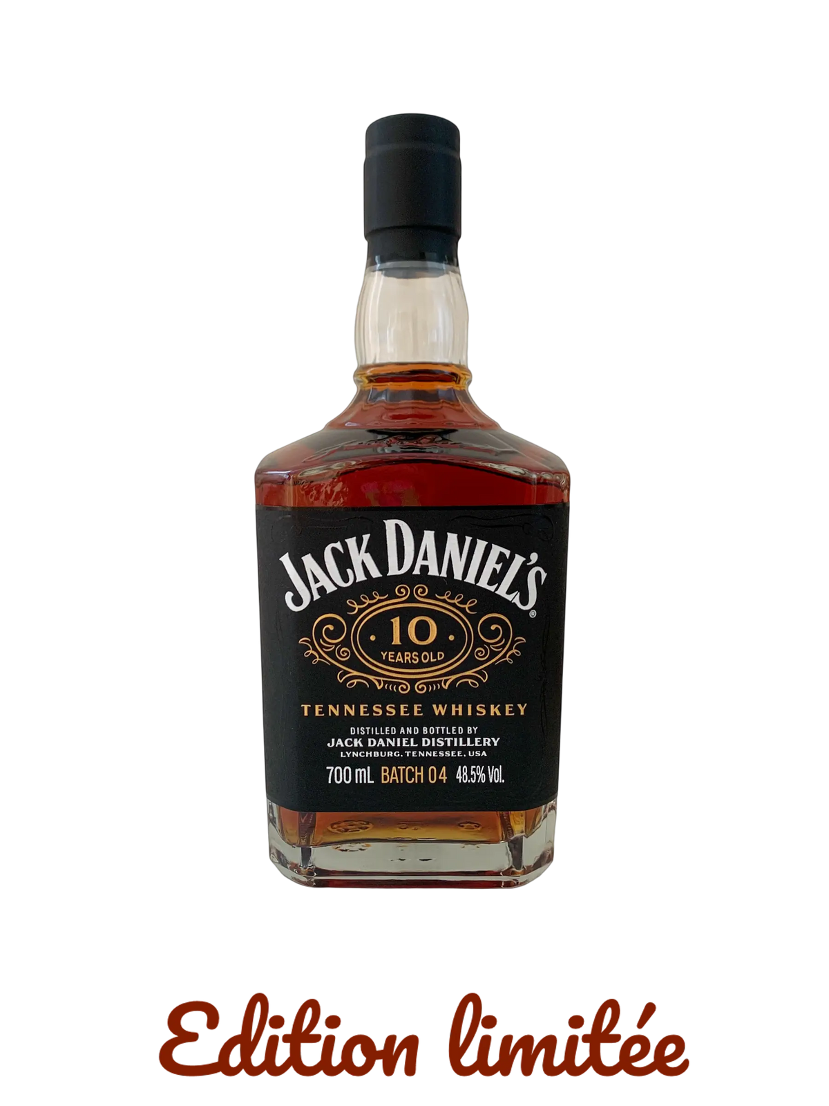 Jack Daniel's Tennessee whiskey 10 years old Batch 04