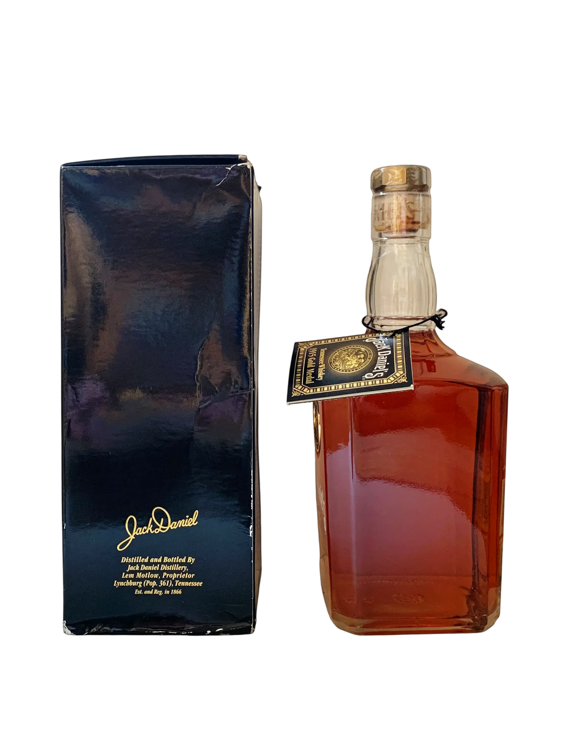 Jack Daniel's Tennessee Whiskey Gold Medal 1915 London