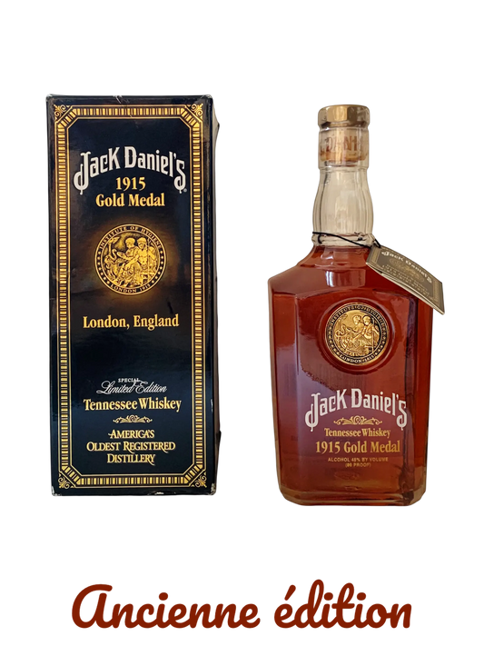 Jack Daniel's Tennessee Whiskey Gold Medal 1915 London