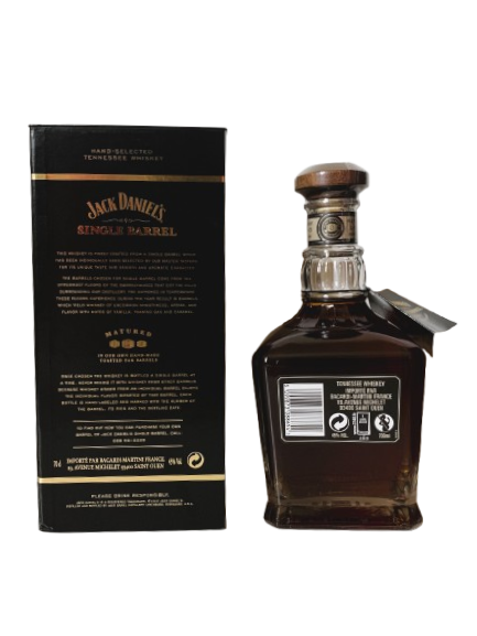 Jack Daniel's Single Barrel Select Tennessee Whiskey individually hand-selected in 2013