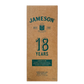 Triple distilled Irish whiskey Jameson  18 years