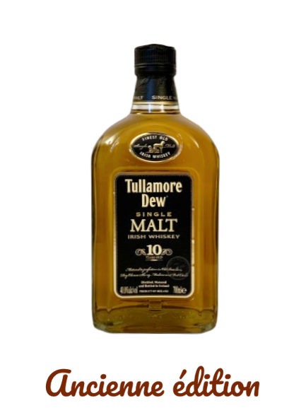 Tullamore Dew single malt Irish whiskey  10 years old