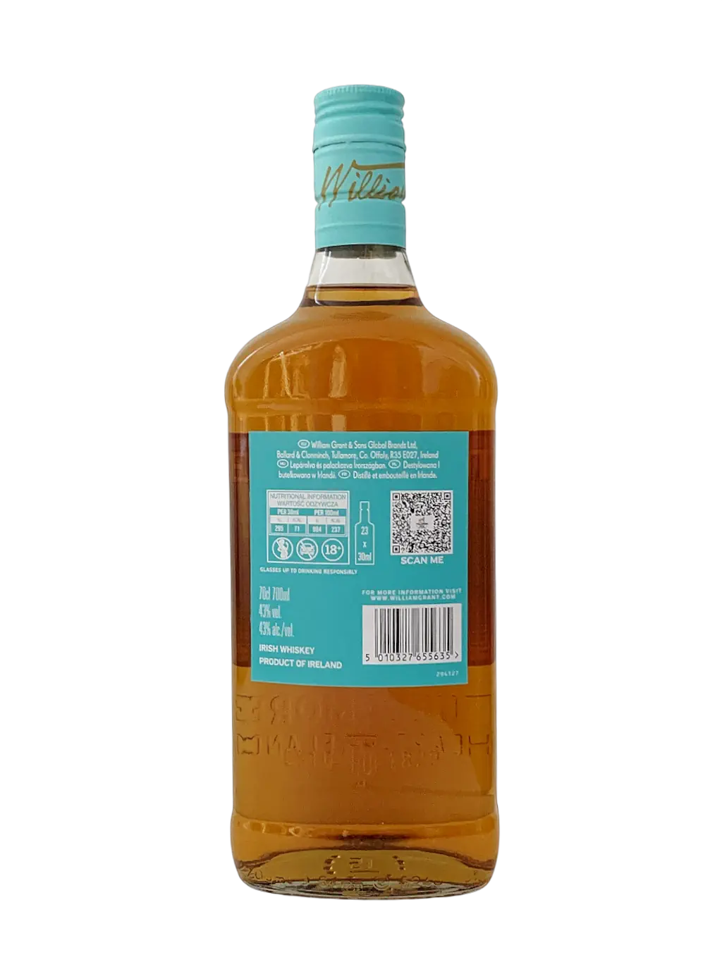 Irish whiskey Tullamore D.E.W. rum cask finish