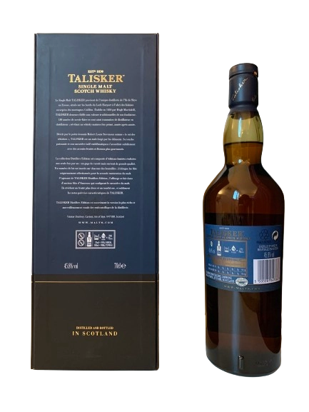 Single Malt Scotch Whisky Talisker Distillers Edition 2007 2017 Double Matured in Amoroso cask wood