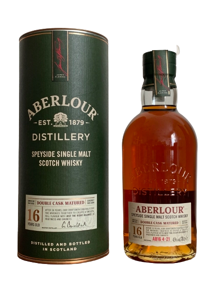 Aberlour Distillery Speyside Single Malt Scotch Whisky 16 years old double cask matured