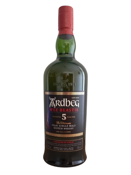 whisky single malt tourbé ardbeg 5 ans wee beastie