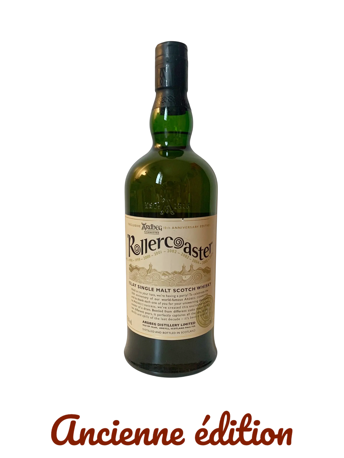 Rollercoaster Islay single malt Scotch whisky Exclusive Ardbeg Committee 10th Anniversary Edition