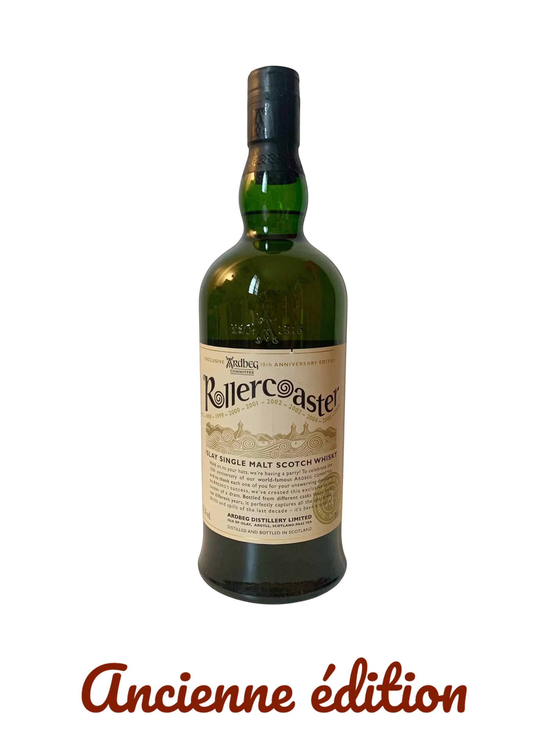 Rollercoaster Islay single malt Scotch whisky Exclusive Ardbeg Committee 10th Anniversary Edition
