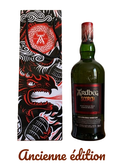 Ardbeg Scorch  The Ultimate Islay Single Malt Scotch Whisky avec son sac cadeau