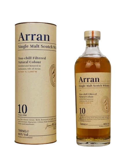 Arran Single malt Scotch Whisky 10 years old