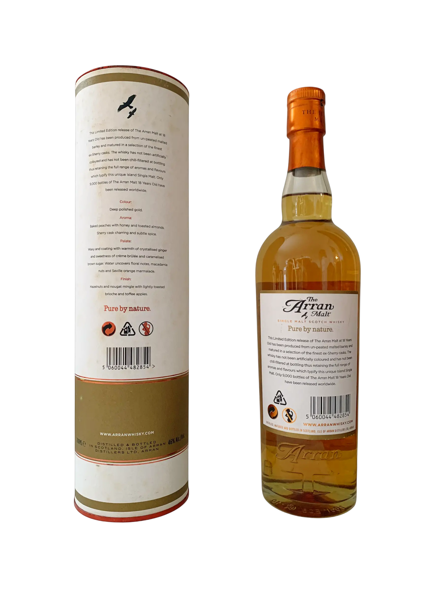 The Arran malt single malt Scotch whisky 18 strictly limited