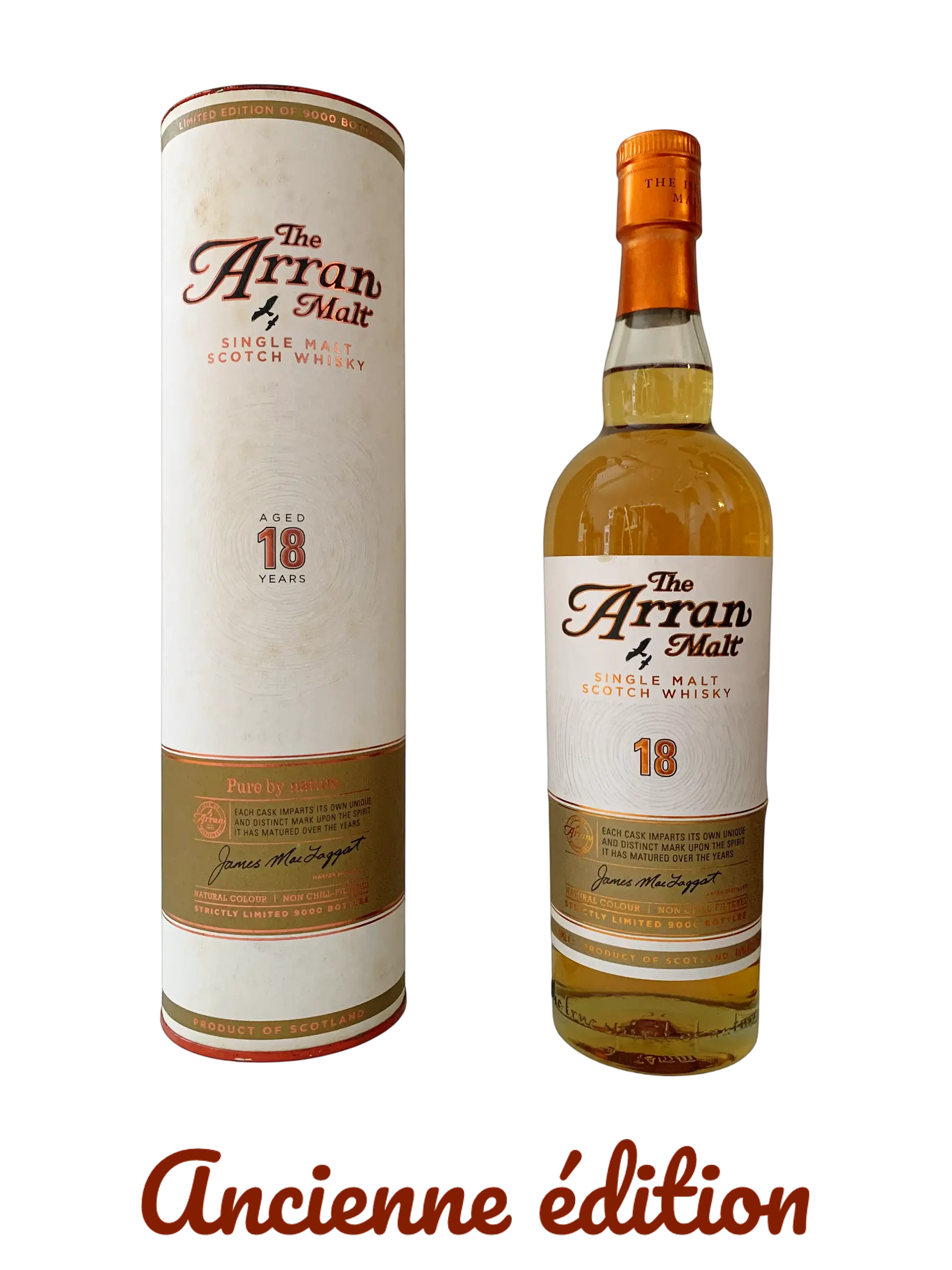 The Arran malt single malt Scotch whisky 18 strictly limited