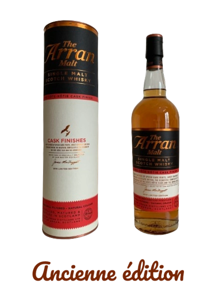 The Arran Malt Single Malt Scotch Whisky The Côte-Rotie cask finish from range Cask Finishes