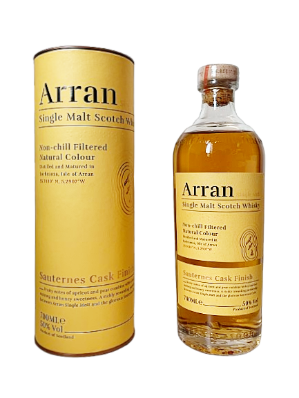 Arran single malt Scotch whisky Sauternes cask finish