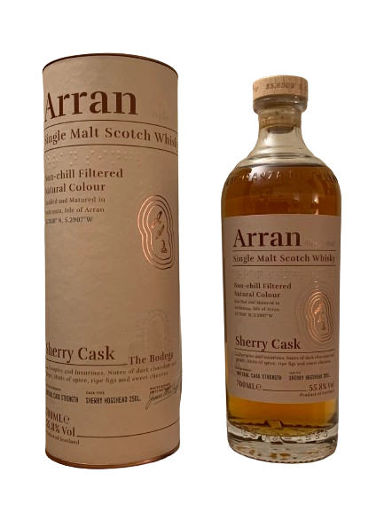 Arran Single Malt Scotch Whisky Sherry Cask The Bodega Lochranza distillery