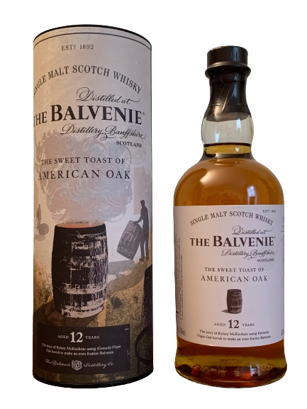 Single Malt Scotch Whisky The Balvenie 12 ans The Sweet Toast of American Oak