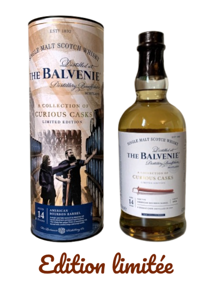 The Balvenie 14 ans A collection of Curious Casks American Bourbon Barrel single malt Scotch whisky