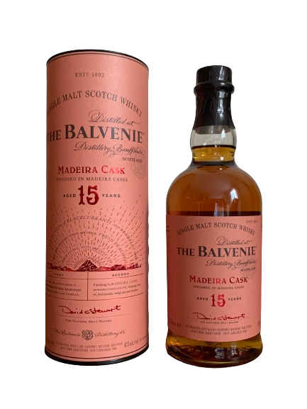 Single Malt Scotch Whisky The Balvenie Madeira Cask Aged 15 years and finished in Madeira Cask