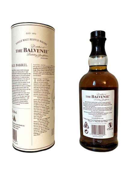 bouteille balvenie 15 ans single barrel sherry cask single malt scotch whisky