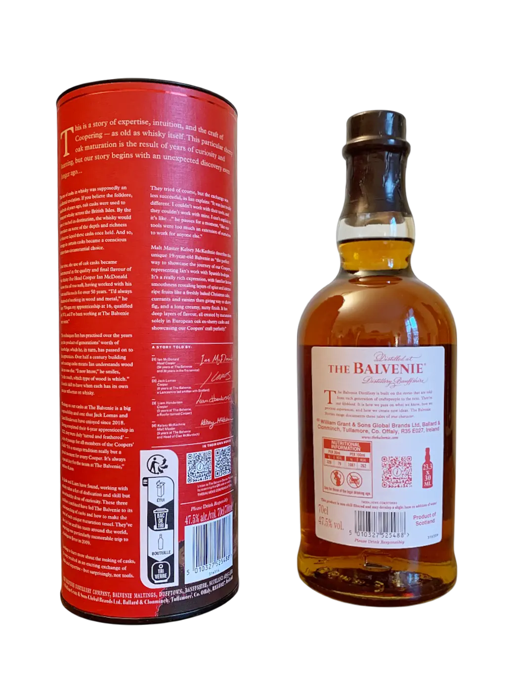 The Balvenie A revelation of cask and character aged 19 years Sherry cask Story nb 9 Single Malt Scotch Whisky