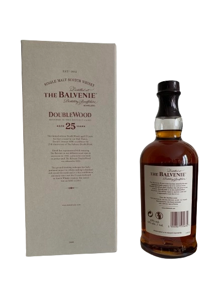 The Balvenie Doublewood matured in two distinct casks aged 25 years Single Malt Scotch Whisky