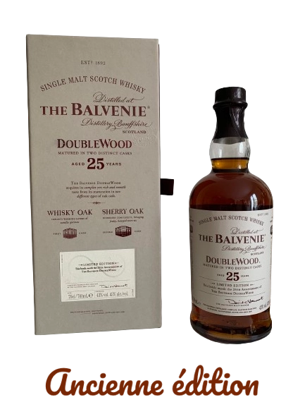 The Balvenie Doublewood matured in two distinct casks aged 25 years Single Malt Scotch Whisky