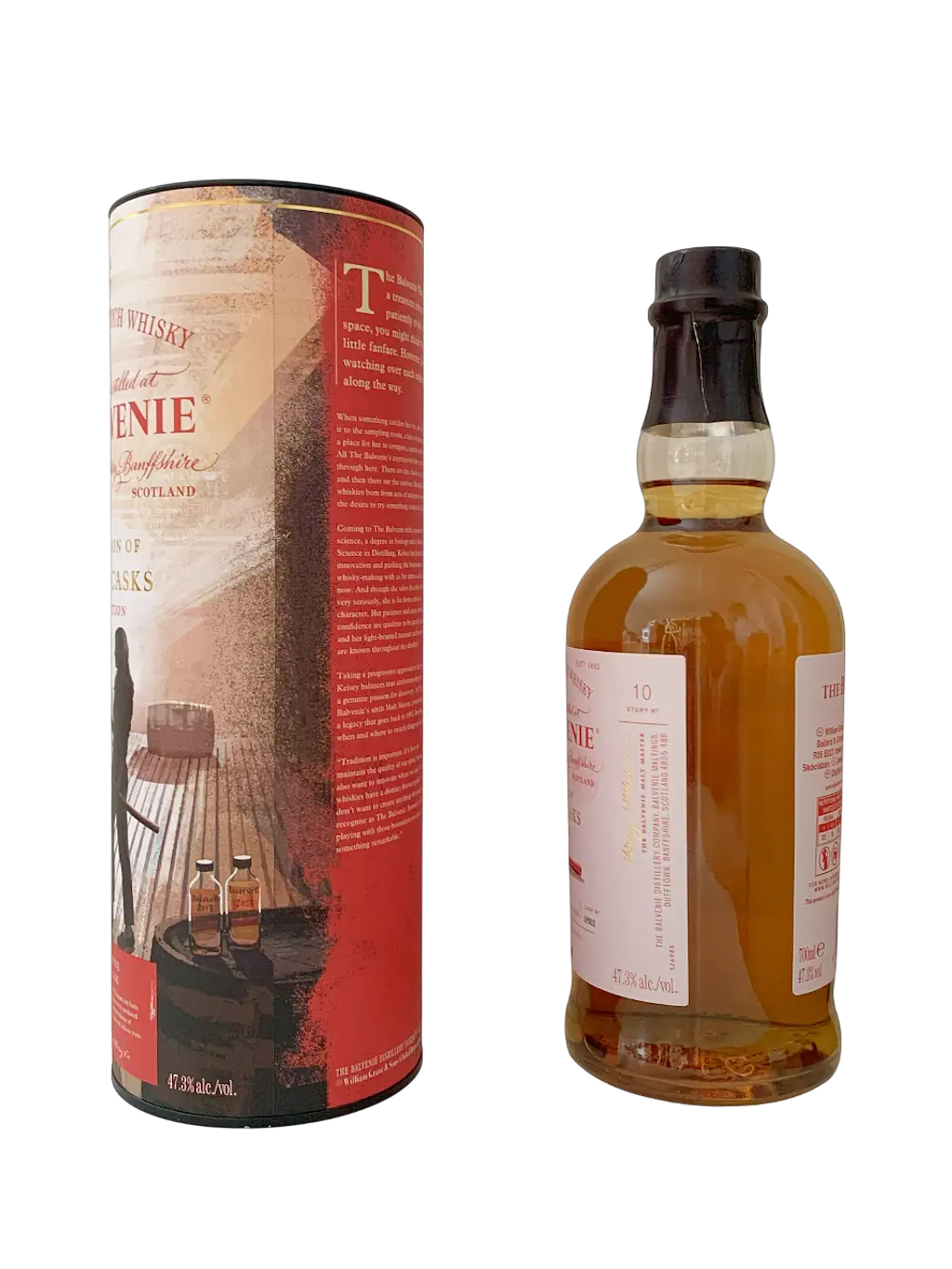 The Balvenie single malt Scotch whisky aged 12 years in a montilla wine seasoned cask