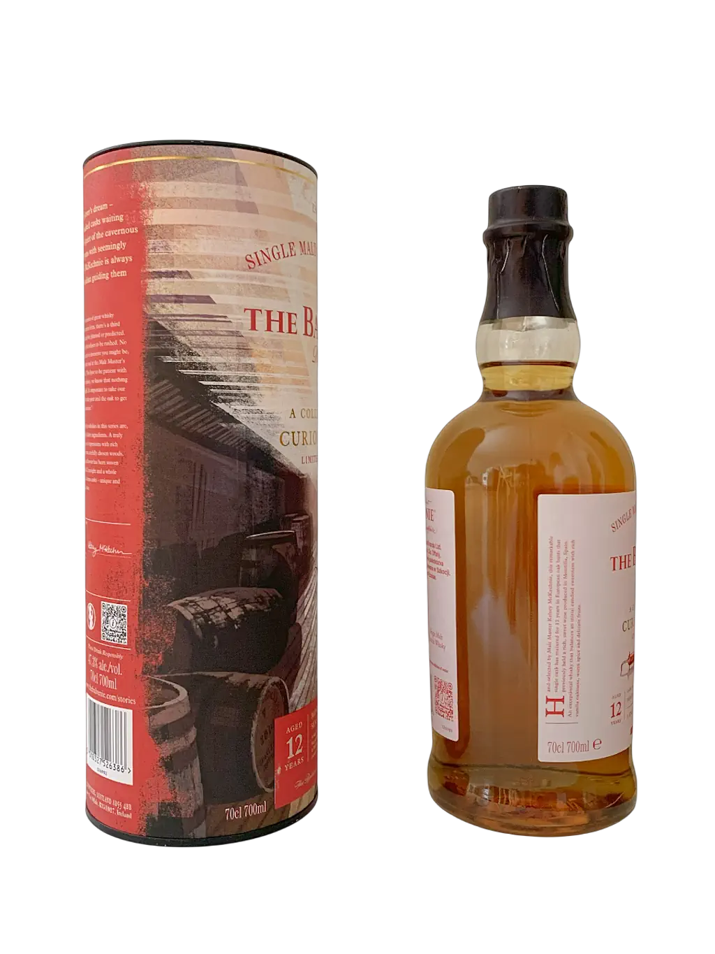 The Balvenie single malt Scotch whisky aged 12 years in a montilla wine seasoned cask