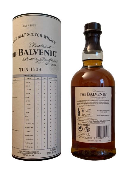 Single Malt Scotch Whisky The Balvenie Tun 1509 Batch n°8