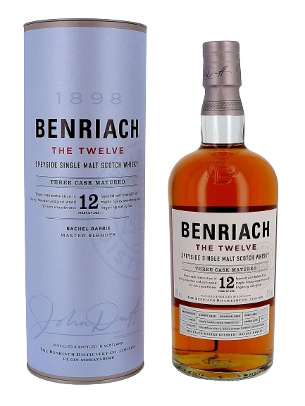 Benriach The Twelve Speyside Single Malt Scotch Whisky 12 ans Three Cask Matured