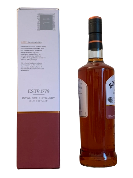 Islay Single Malt Bowmore 9 sherry cask matured limited release