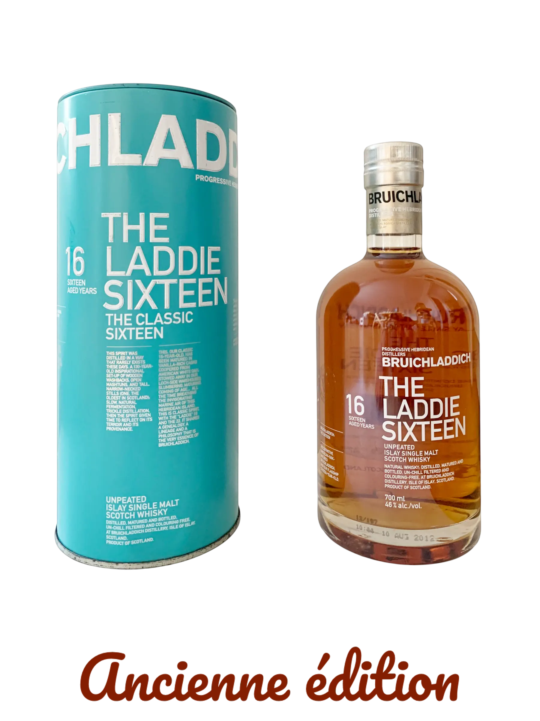 Bruichladdich The Laddie Sixteen unpeated Islay single malt Scotch whisky