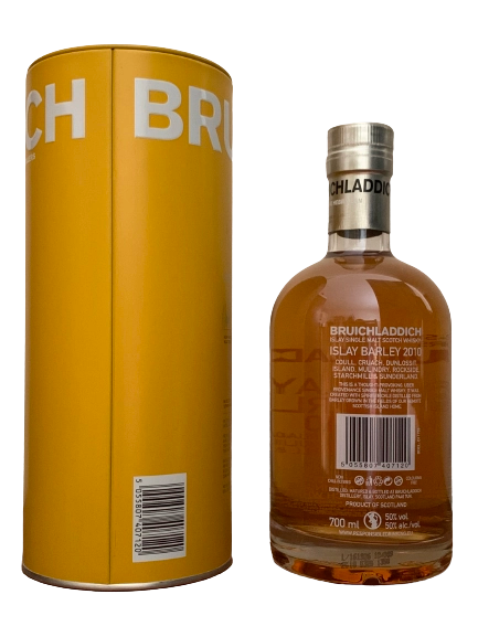 Bruichladdich Unpeated Islay Single Malt Scotch Whisky Islay Barley 2010