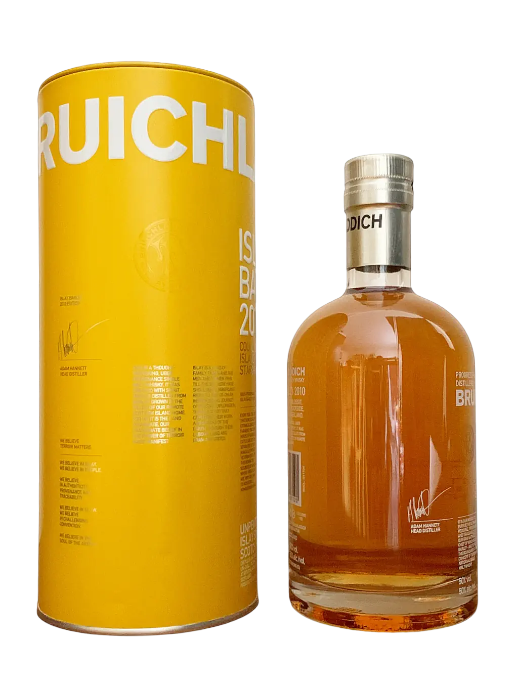 Bruichladdich Unpeated Islay Single Malt Scotch Whisky Islay Barley 2010
