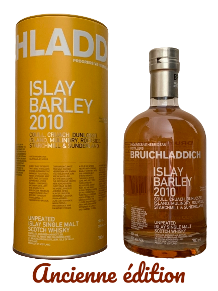 Bruichladdich Unpeated Islay Single Malt Scotch Whisky Islay Barley 2010