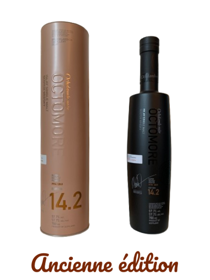 Octomore Islay single malt Scotch whisky Edition 14.2 Super Heavily peated