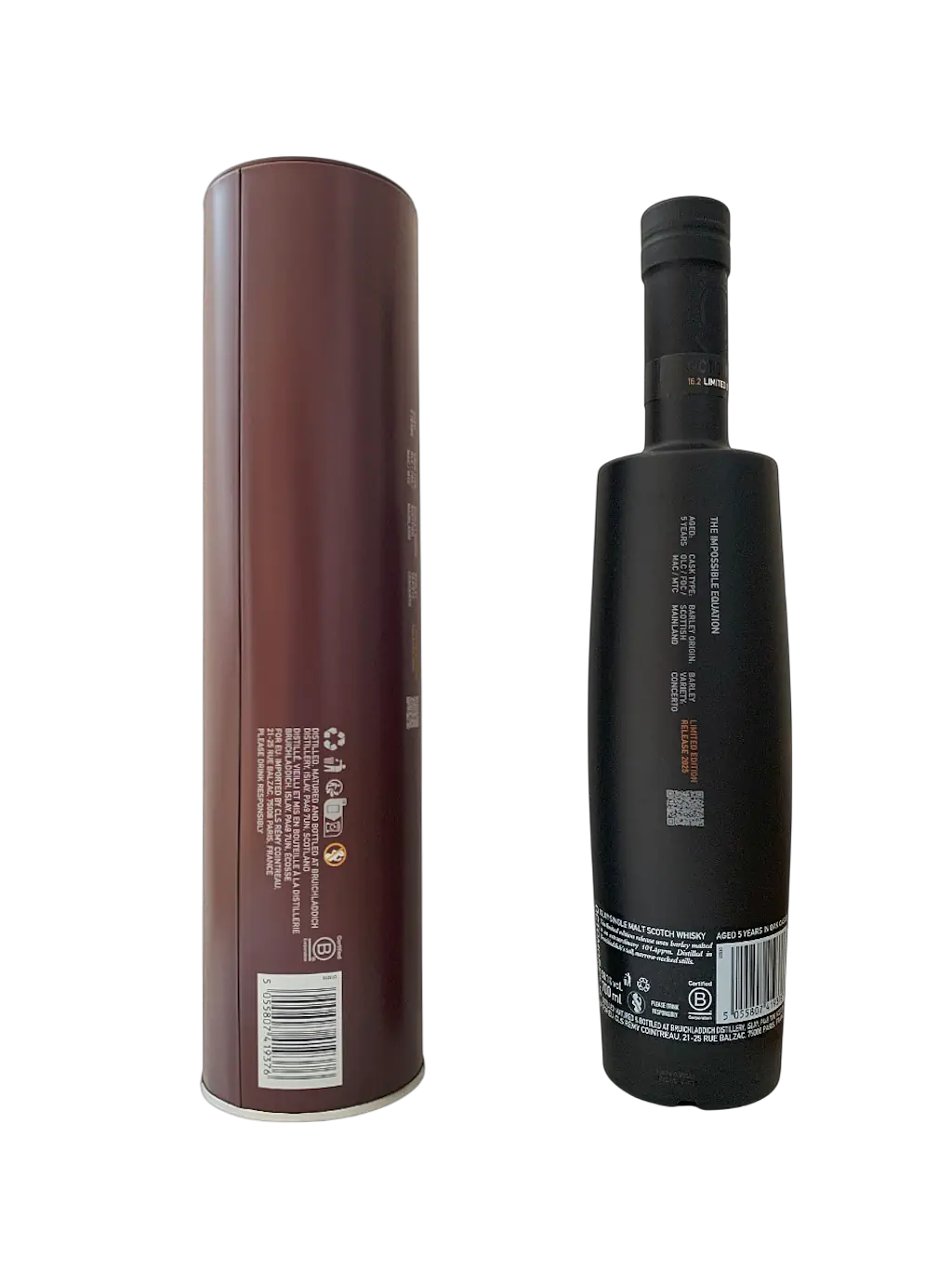 Octomore Islay single malt Scotch whisky Edition 16.2 The Impossible Equation