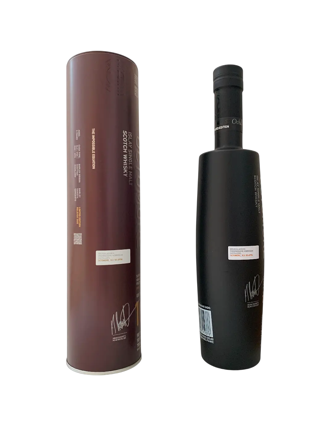 Octomore Islay single malt Scotch whisky Edition 16.2 The Impossible Equation