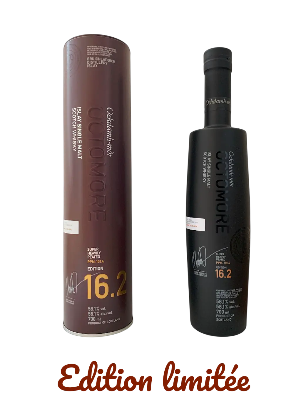 Octomore Islay single malt Scotch whisky Edition 16.2 The Impossible Equation