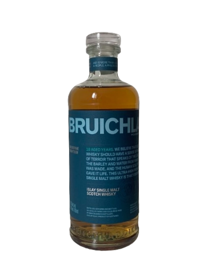 Bruichladdich 18 ans Re/Define Eighteen Islay single malt Scotch whisky distilled matured and bottled on Islay island