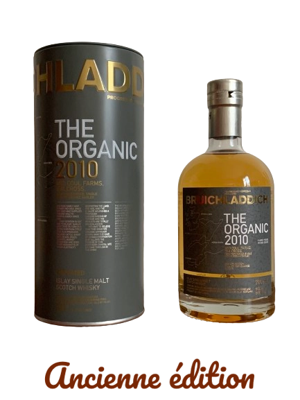 Bruichladdich Progressive Hebridean Distillers Islay Single Malt Scotch Whisky The Organic 2010 aged 8 years