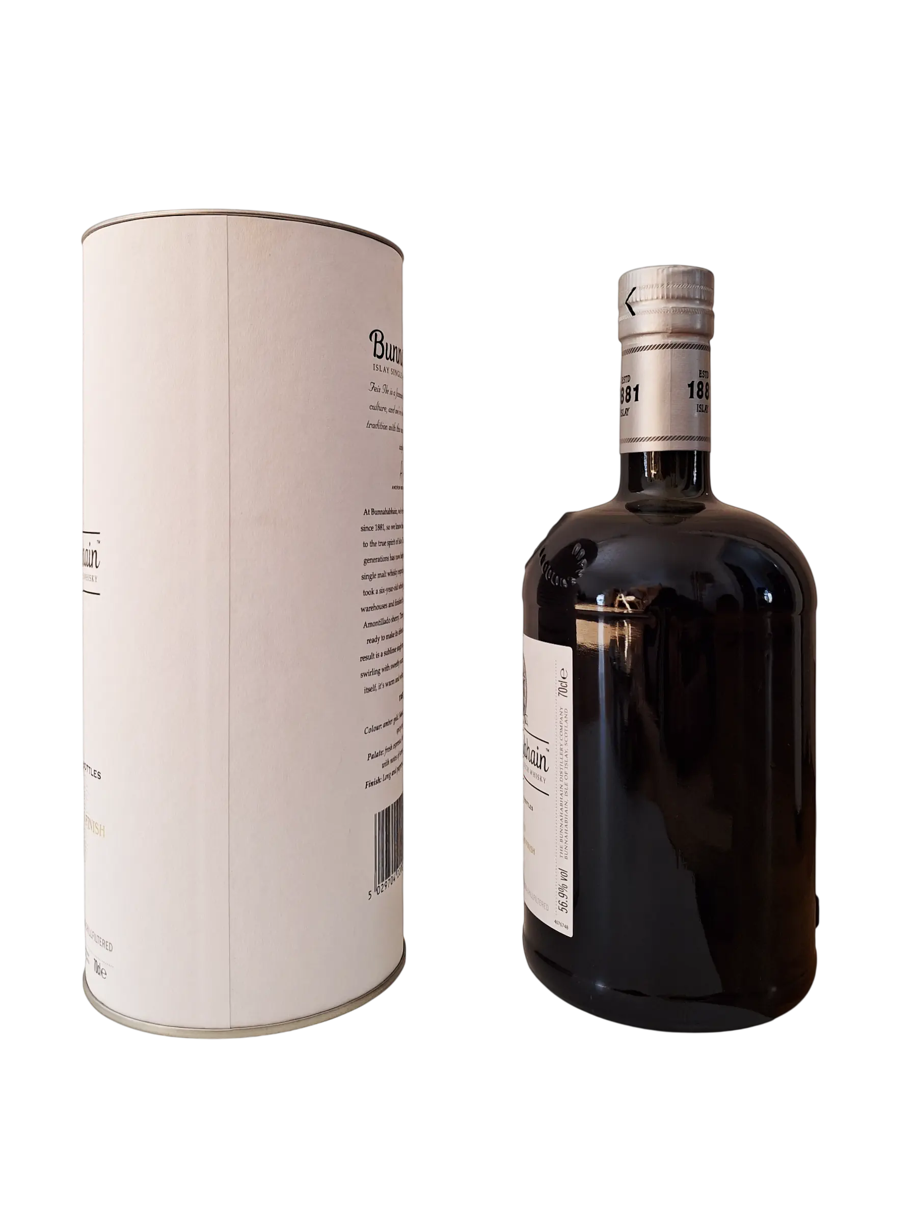 Bunnahabhain Islay single malt Scotch whisky Fèis Ile 2020 Moine Amontillado finish