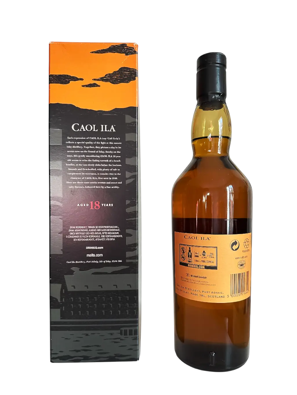 Caol Ila Aged 18 years Islay Single Malt Scotch Whisky