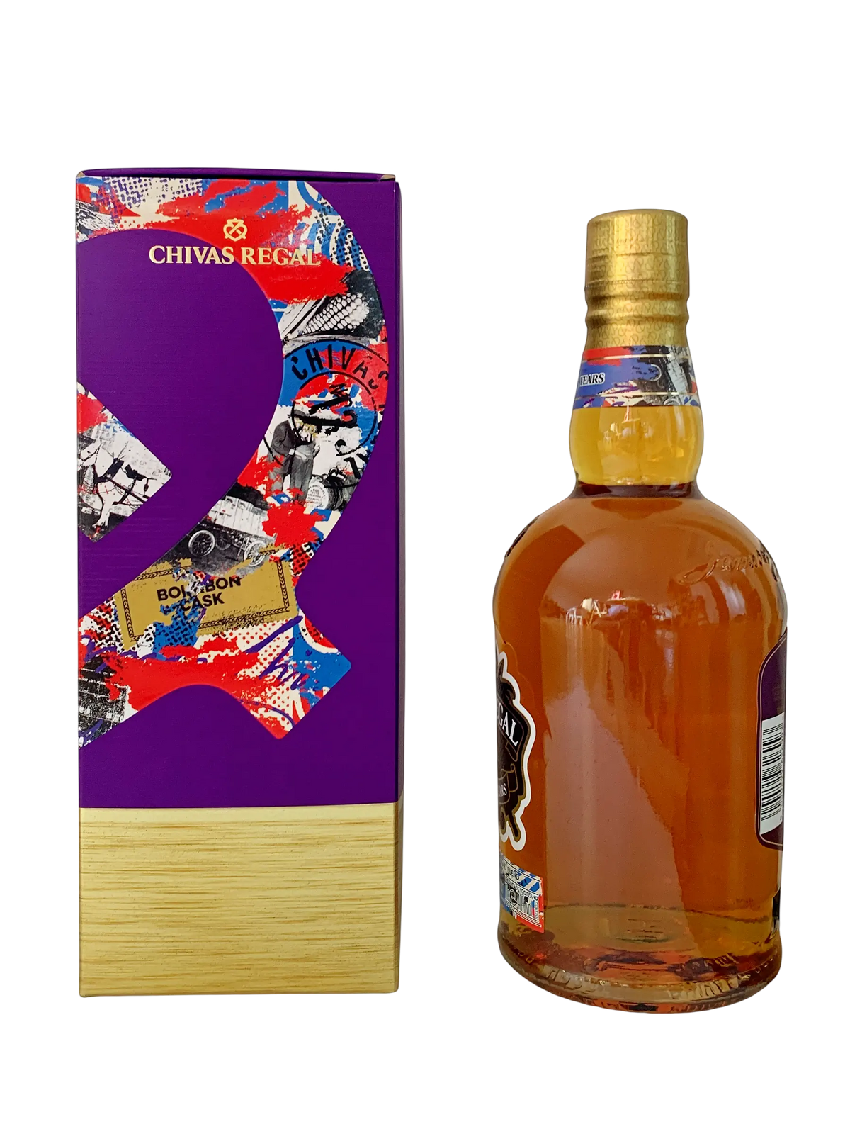 Blended Scotch whisky Chivas Regal Extra aged 13 years selectively matured in bourbon casks