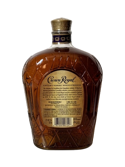 Crown Royal Fine de Luxe Blended Canadian Whisky Exceptional Smoothness