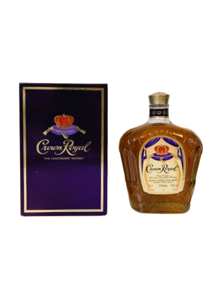 Crown Royal Blended Canadian Whisky Fine de Luxe The Legendary Whisky