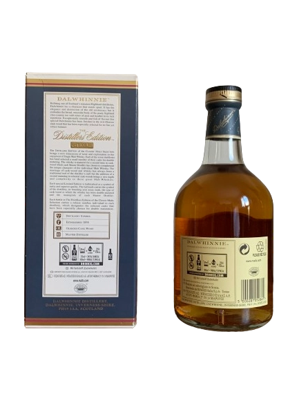 Dalwhinnie Distillers Edition Special release D.SZ.312 Distilled in 2003 bottled in 2018 Highland single malt Scotch whisky