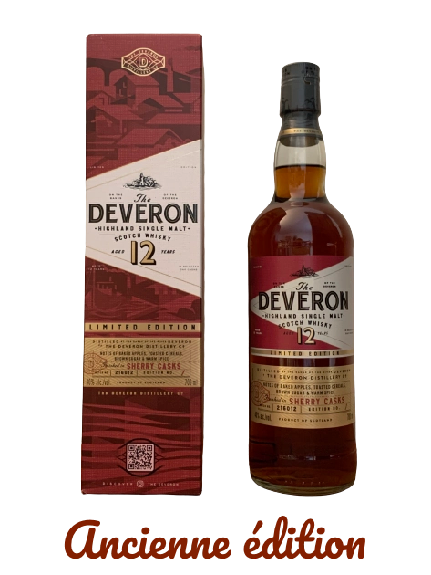 The Deveron Highland Single Malt Scotch Whisky 12 ans Limited Edition Sherry Casks